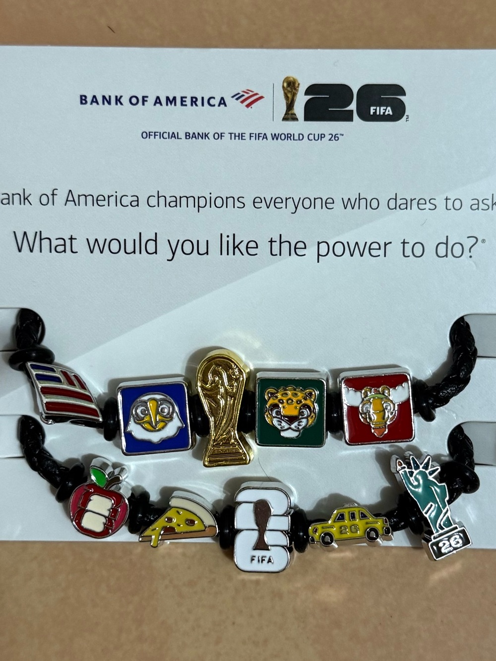 NWT FIFA World Cup 2026 New York themed bracelet